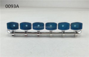 Roof Top Lights Bar 6 Square Lights W/ Stand RC Tamiya Scania 1/14 Tractor Truck - HH-UP0093A