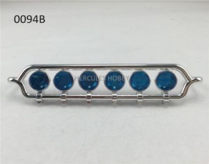 Roof Top Lights Bar 6 Round Lights W/ Stands For RC Tamiya Scania 1/14 Tractor - HH-UP0094B