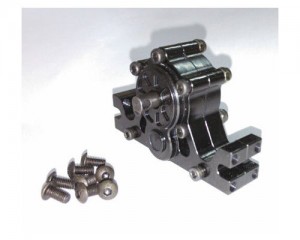 Alumin Transmission Case 1/2 Radio Gear For RC Tamiya Scania 1/14 Tractor Truck - HH-UP0098