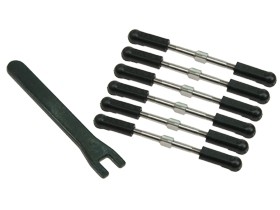 3RACING DF03-14 Titanium Turnbuckle Set For TAMIYA DF-03 - DF03-14