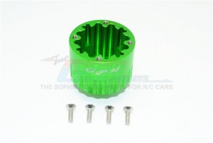 GPM SB011 ALUMINIUM FRONT / CENTER / REAR DIFF CASE TEAM LOSI 1/6 SUPER BAJA REY 4X4 - SB011-G