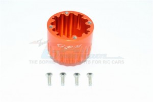GPM SB011 ALUMINIUM FRONT / CENTER / REAR DIFF CASE TEAM LOSI 1/6 SUPER BAJA REY 4X4 - Orange - SB011-OR