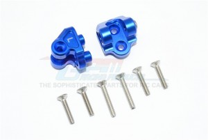 GPM SB008 ALUMINUM REAR UPPER AXLE MOUNT SET FOR REAR SUSPENSION LINKS TEAM LOSI 1/6 SUPER BAJA REY 4X4 - Blue - SB008-B