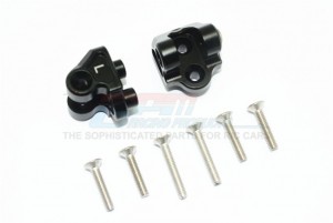 GPM SB008 ALUMINUM REAR UPPER AXLE MOUNT SET FOR REAR SUSPENSION LINKS TEAM LOSI 1/6 SUPER BAJA REY 4X4 - Black - SB008-BK