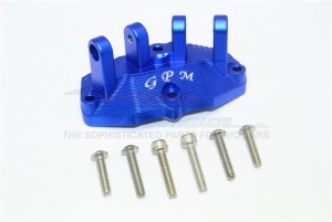 GPM SB013B ALUMINUM MOUNT FOR UPPER GEARBOX REAR UPPER SUSPENSION LINKS TEAM LOSI 1/6 SUPER BAJA REY 4X4 - Blue - SB013B-B