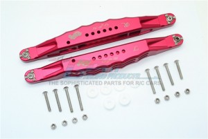 GPM SB014L ALUMINUM REAR LOWER TRAILING ARMS TEAM LOSI 1/6 SUPER BAJA REY 4X4 - Red - SB014L-R