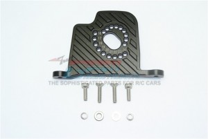 GPM SB018 ALUMINUM MOTOR MOUNT PLATE WITH HEAT SINK FINS TEAM LOSI 1/6 SUPER BAJA REY 4X4 - SB018-BK