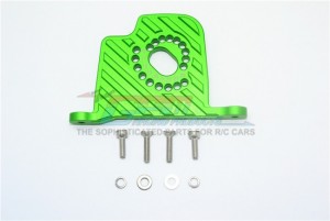 GPM SB018 ALUMINUM MOTOR MOUNT PLATE WITH HEAT SINK FINS TEAM LOSI 1/6 SUPER BAJA REY 4X4 - Green - SB018-G