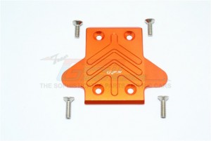 ALUMINUM FRONT CHASSIS PROTECTION PLATE  1/10 4WD ELECTRIC SENTON 6S BLX SUPER-DUTY SHORT COURSE - Orange - MAK331F-OR