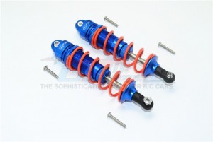 ALUMINUM FRONT/REAR ADJUSTABLE DAMPERS 110MM 1/8 NERO 6S BLX AR106011/AR106009 - MAN110F/R-B-BEBK