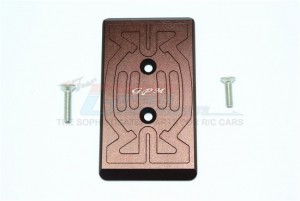 GPM MAN331F ALUMINUM FRONT CHASSIS PROTECTION PLATE 1/8 NERO 6S BLX AR106011/AR106009 - MAN331F-BR