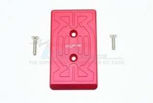 GPM MAN331F ALUMINUM FRONT CHASSIS PROTECTION PLATE 1/8 NERO 6S BLX AR106011/AR106009 - MAN331F-R