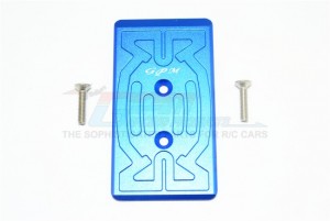 GPM MAN331R ALUMINUM REAR CHASSIS PROTECTION PLATE 1/8 NERO 6S BLX AR106011/AR106009 - MAN331R-B