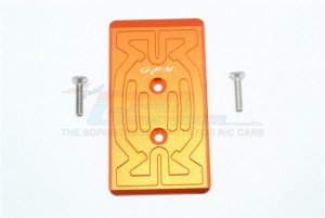 GPM MAN331R ALUMINUM REAR CHASSIS PROTECTION PLATE 1/8 NERO 6S BLX AR106011/AR106009 - MAN331R-OR