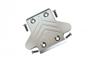 GPM MAS331F ALUMINUM MAS331F FRONT CHASSIS PROTECTION PLATE 1/10 ARRMA 4WD SENTON 6S BLX - Gun silver - MAS331F-GS