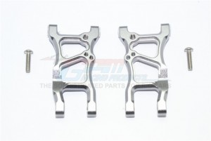 GPM GT056 ALUMINUM REAR SUSPENSION ARMS TRAXXAS 1/10 4WD FORD GT4-TEC 2.0 / 4-TEC 3.0 - 93054 - Gun Silver - GT056-GS