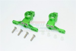 GPM VEN021 ALUMINUM ADJUSTABLE FRONT KNUCKLE ARM 1/10 ELECTRIC 4WD RTR VENTURE TOYOTA FJ CRUISER - Green - VEN021-G