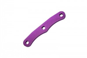 GPM SLA008 ALLOY FRONT ARM BRACE TRAXXAS 1/10 SLASH 4X4 & LOW-CG 68086-2 - Purple - SLA008-P