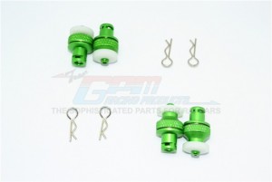 ALUMINUM FRONT & REAR MAGNETIC BODY MOUNT FOR TACTICAL UNIT BODY - Green - TRX4T201FRA-G