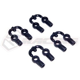 3RACING 3RAC-BE4812/V2  4.8mm Ball End Set - 12mm Ver.2 For ADVANCE M5 PRO S64 MINI MG RC CAR - 3RAC-BE4812/V2