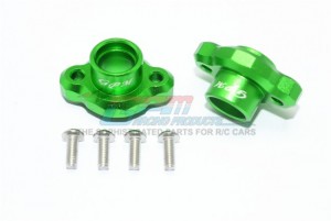 ALUMINUM REAR AXLE ADAPTERS (ENCLOSED DESIGN) 1/8 T3-01 DANCING RIDER-57405 - T3022A-G