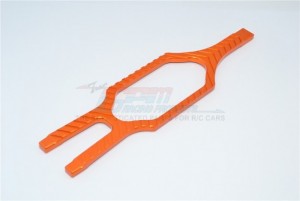 GPM SLA0126LCG ALUMINIUM BATTERY HOLDER TRAXXAS SLASH 4X4 & LOW-CG 68086-2 - Orange - SLA0126LCG-OR