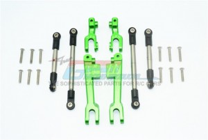 GPM UDR312FRS ALUMINUM FRONT & REAR SWAY BAR & STAINLESS STEEL LINKAGE SET 1/7 UNLIMITED DESERT RACER PRO-SCALE 4X4-85076-4 - Green - UDR312FRS-G
