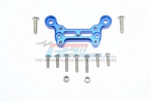 ALUMINUM FRONT DIRT GUARD MOUNT 1/8 4WD RTR TYPHON 6S BLX BRUSHLESS BUGGY - Blue - MAO015-B
