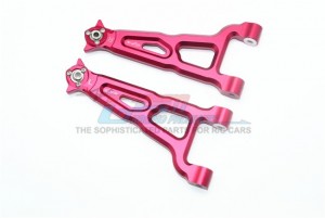 GPM SB054 ALUMINUM FRONT UPPER SUSPENSION ARM  1/10 4WD ROCK REY BRUCHLESS ROCK RACER-LOS03009T1/T2 - Red - SB054-R