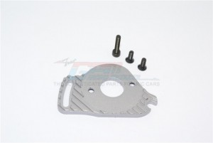 ALUMINIUM MOTOR HEATSINK MOUNT  TRAXXAS SLASH 4X4 & LOW-CG 68086-2 - Gun silver - SLA018LCG-GS