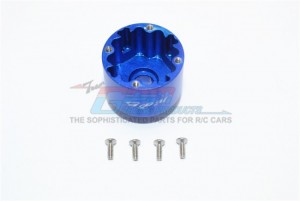 GPM BR011 ALUMINUM FRONT / REAR DIFF CASE TEAM LOSI 1/10 ELECTRIC 4WD BAJA REY DESERT TRUCK LOS03008 - Blue - BR011-B