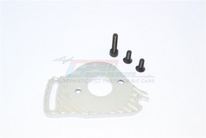 ALUMINIUM MOTOR HEATSINK MOUNT  TRAXXAS SLASH 4X4 & LOW-CG 68086-2 - Silver - SLA018LCG-S