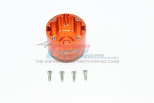 GPM BR011 ALUMINUM FRONT / REAR DIFF CASE TEAM LOSI 1/10 ELECTRIC 4WD BAJA REY DESERT TRUCK LOS03008 - Orange - BR011-OR