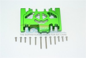 GPM TRX4038BA ALUMINUM LOWER GEAR COVER Traxxas TRX-4 Defender / TRX-4 Tactical Unit - Green - TRX4038BA-G