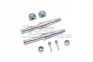 STAINLESS STEEL REAR WHEEL SHAFT W. ALUMINUM HEX ADAPTER (7MM) 1/8 T3-01 DANCING RIDER-57405 - T3023SR/7MM-GS