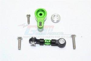 GPM GT16025TM ALUMINUM SERVO SAVER WITH ALUMINUM STEERING LINK TRAXXAS 1/10 4WD FORD GT4-TEC 2.0 / 4-TEC 3.0 93054-4 - Green - GT16025TM-G