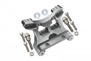 GPM SB028 ALUMINUM FRONT DAMPER MOUNT LOS254039 LOSI 1/6 SUPER BAJA REY 4X4 - Silver - SB028-S