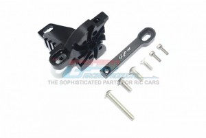 ALUMINUM MOTOR MOUNT WITH HEAT SINK FINS TRAXXAS 1/7 UNLIMITED DESERT RACER - Black - UDR018-BK