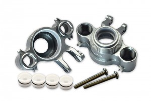 GPM ER2021 ALUMINUM FRONT/REAR KNUCKLE ARMS TRAXXAS 1/10 E-REVO VXL MONSTER 86086-4 - Gun silver - ER2021-GS