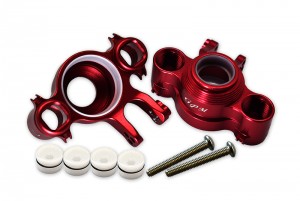 GPM ER2021 ALUMINUM FRONT/REAR KNUCKLE ARMS TRAXXAS 1/10 E-REVO VXL MONSTER 86086-4 - Red - ER2021-R