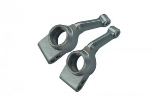 GPM SLA022 ALLOY REAR KNUCKLE ARM TRAXXAS SLASH 4X4 & LOW-CG 68086-2 - Gun silver - SLA022-GS