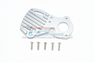 GPM ER2018A ALUMINUM MOTOR PLATE WITH HEAT SINK FINS TRAXXAS-1/10 E-REVO VXL 86086-4 MONSTER - Gun silver - ER2018A-GS