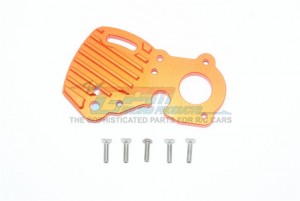 GPM ER2018A ALUMINUM MOTOR PLATE WITH HEAT SINK FINS TRAXXAS-1/10 E-REVO VXL 86086-4 MONSTER - Orange - ER2018A-OR
