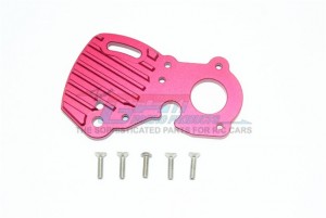 GPM ER2018A ALUMINUM MOTOR PLATE WITH HEAT SINK FINS TRAXXAS-1/10 E-REVO VXL 86086-4 MONSTER - Red - ER2018A-R