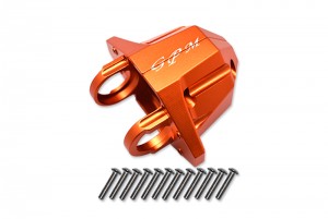 GPM UDR013A ALUMINUM REAR AXLE CASE CARRIER 8541 TRAXXAS 1/7 UNLIMITED DESERT RACER - Orange - UDR013A-OR