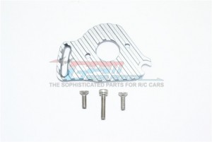 ALUMINUM MOTOR PLATE WITH HEAT SINK FINS TRAXXAS-SLASH 4X4 LOW-CG 68086-21 - Gun silver - SLA018NLCG-GS