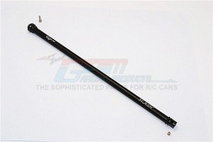 GPM SLA025LCG ALUMINIUM MAIN SHAFT WITH HARD STEEL ENDS TRAXXAS SLASH 4X4 & LOW-CG 68086-2 - Black - SLA025LCG-BK