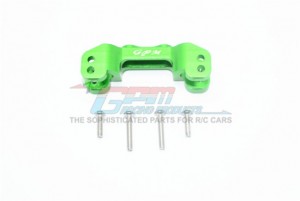GPM RK008F ALUMINUM FRONT UPPER MOUNT FOR UPPER ARM LINKS LOSI 1/10 ROCK REY LOS03009T1/T2 - green - RK008F-G