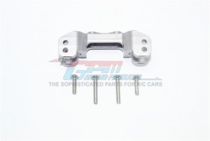 GPM RK008F ALUMINUM FRONT UPPER MOUNT FOR UPPER ARM LINKS LOSI 1/10 ROCK REY LOS03009T1/T2 - gun silver - RK008F-GS