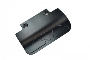 GPM RUS003F ALLOY FRONT BUMPER TRAXXAS RUSTLER VXL - Black - RUS003F-BK